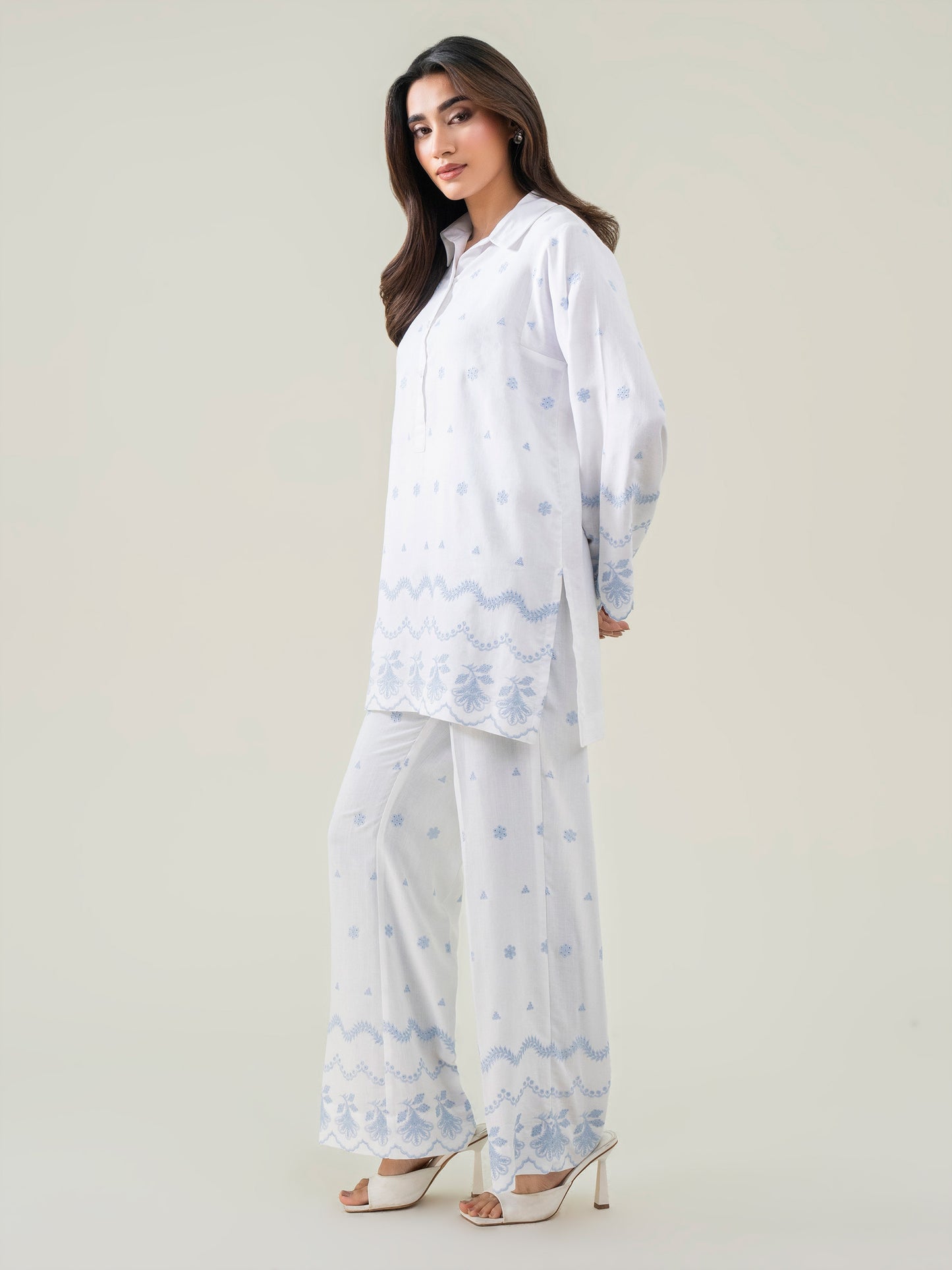 Grip Co-Ord Set-Embroidered (Pret)