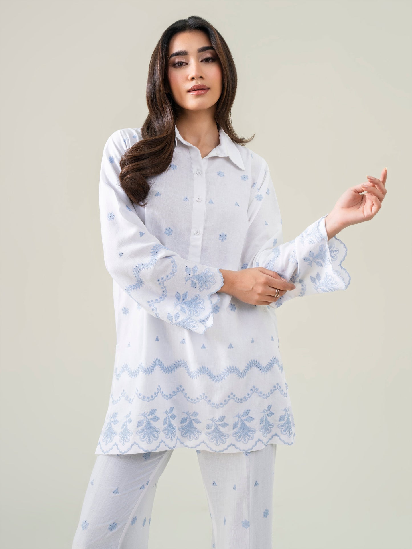 Grip Co-Ord Set-Embroidered (Pret)