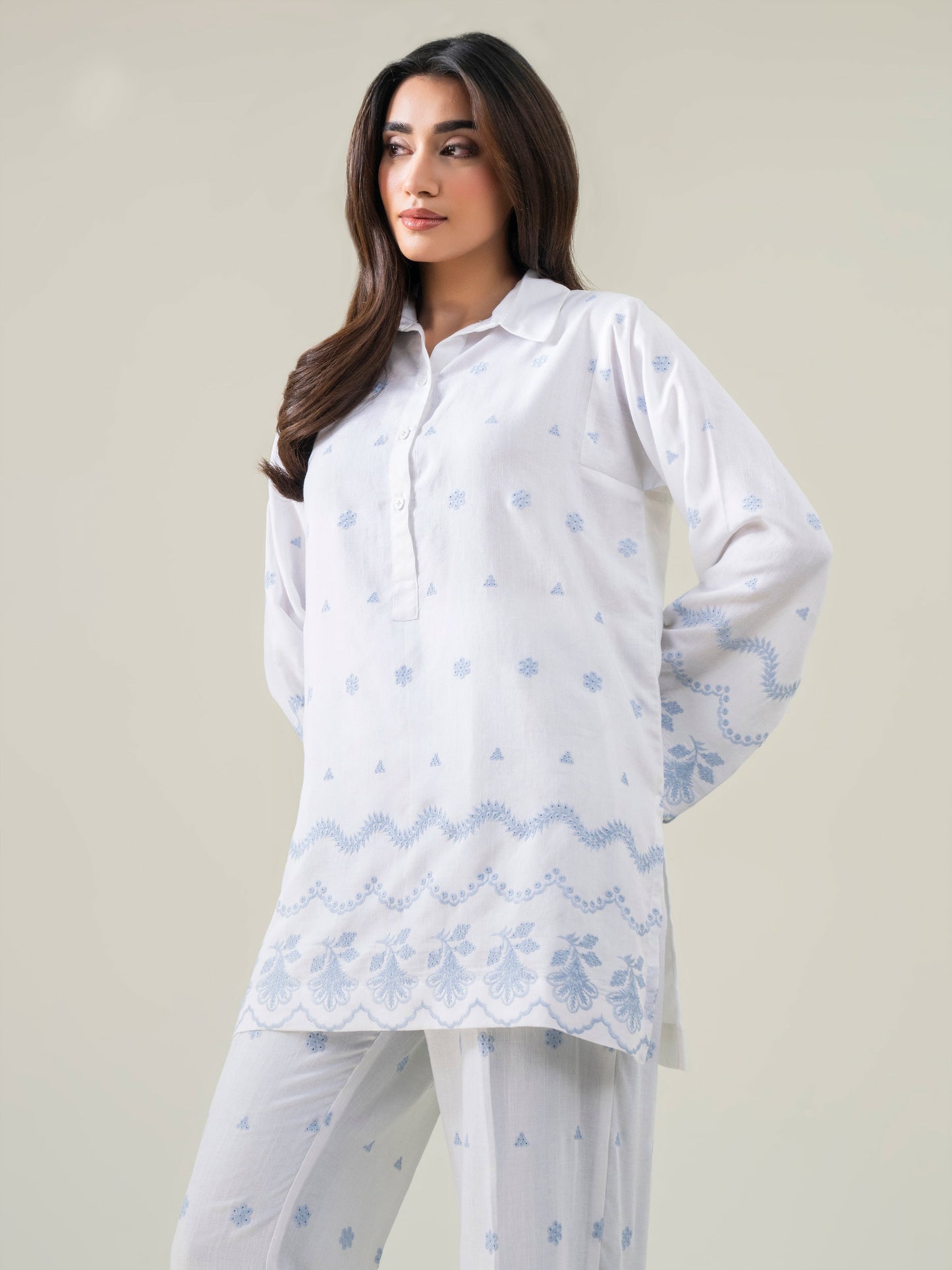 Grip Co-Ord Set-Embroidered (Pret)