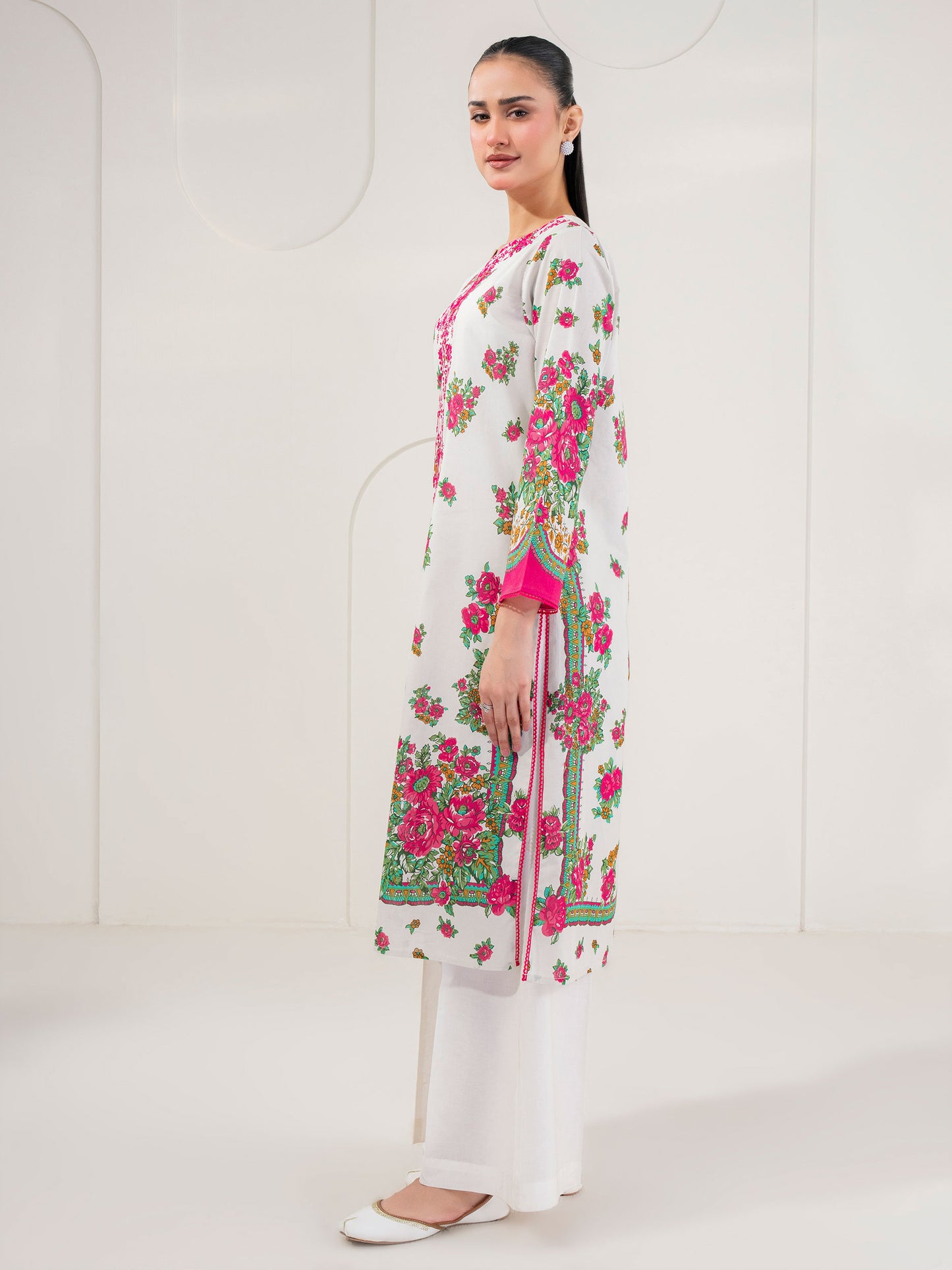 Lawn Shirt-Embroidered (Pret)