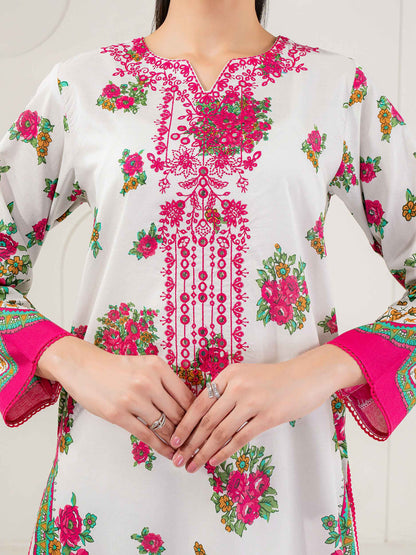 Lawn Shirt-Embroidered (Pret)