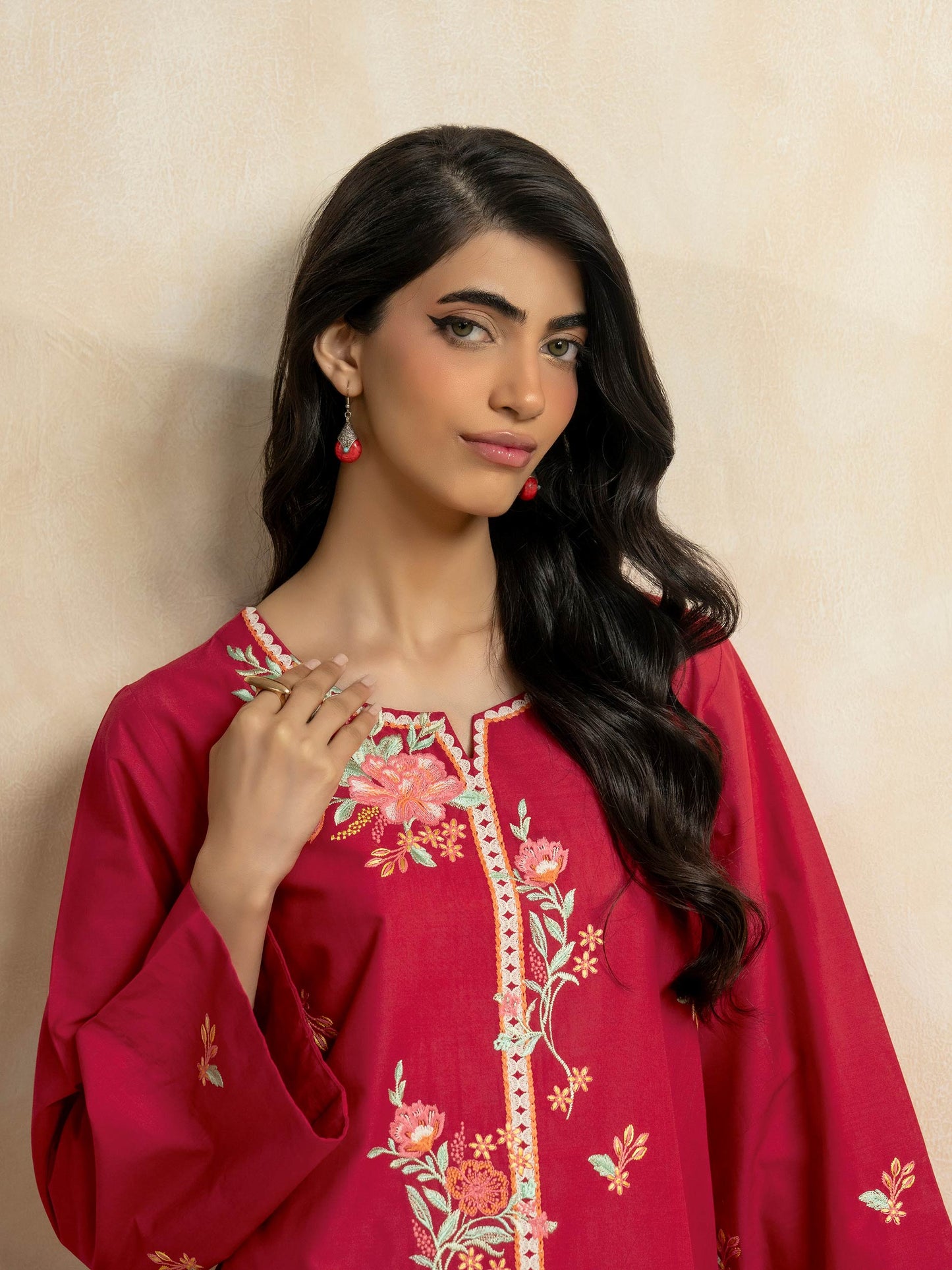 2 Piece Lawn Suit-Embroidered (Pret)