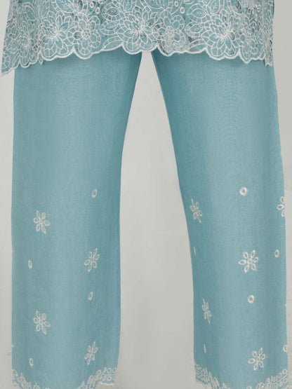2 Piece Lawn Suit- Embroidered (Pret)