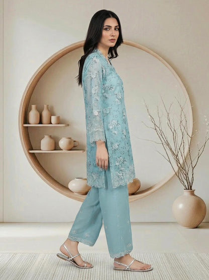 2 Piece Lawn Suit- Embroidered (Pret)