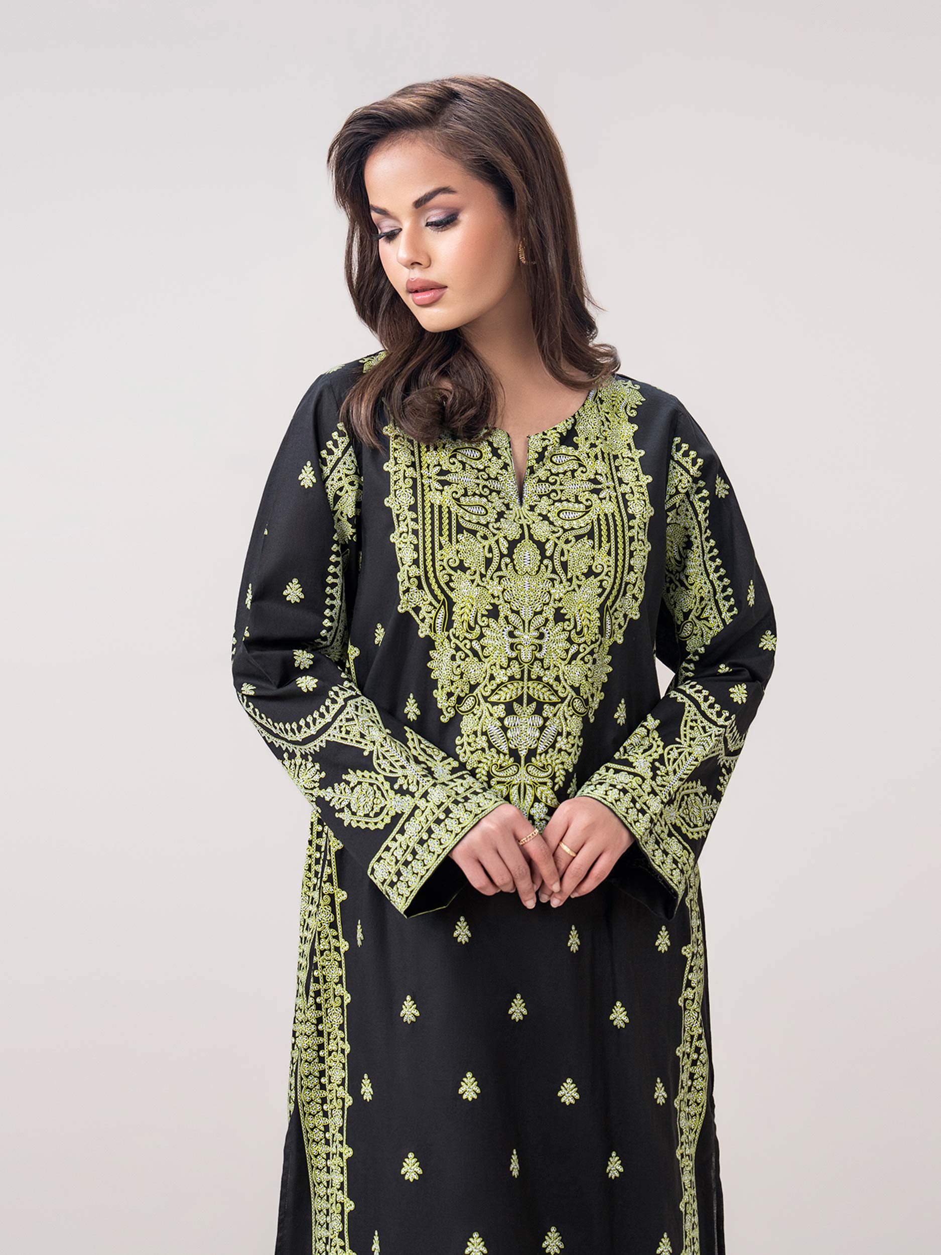 2 Piece Cambric Suit (Pret)