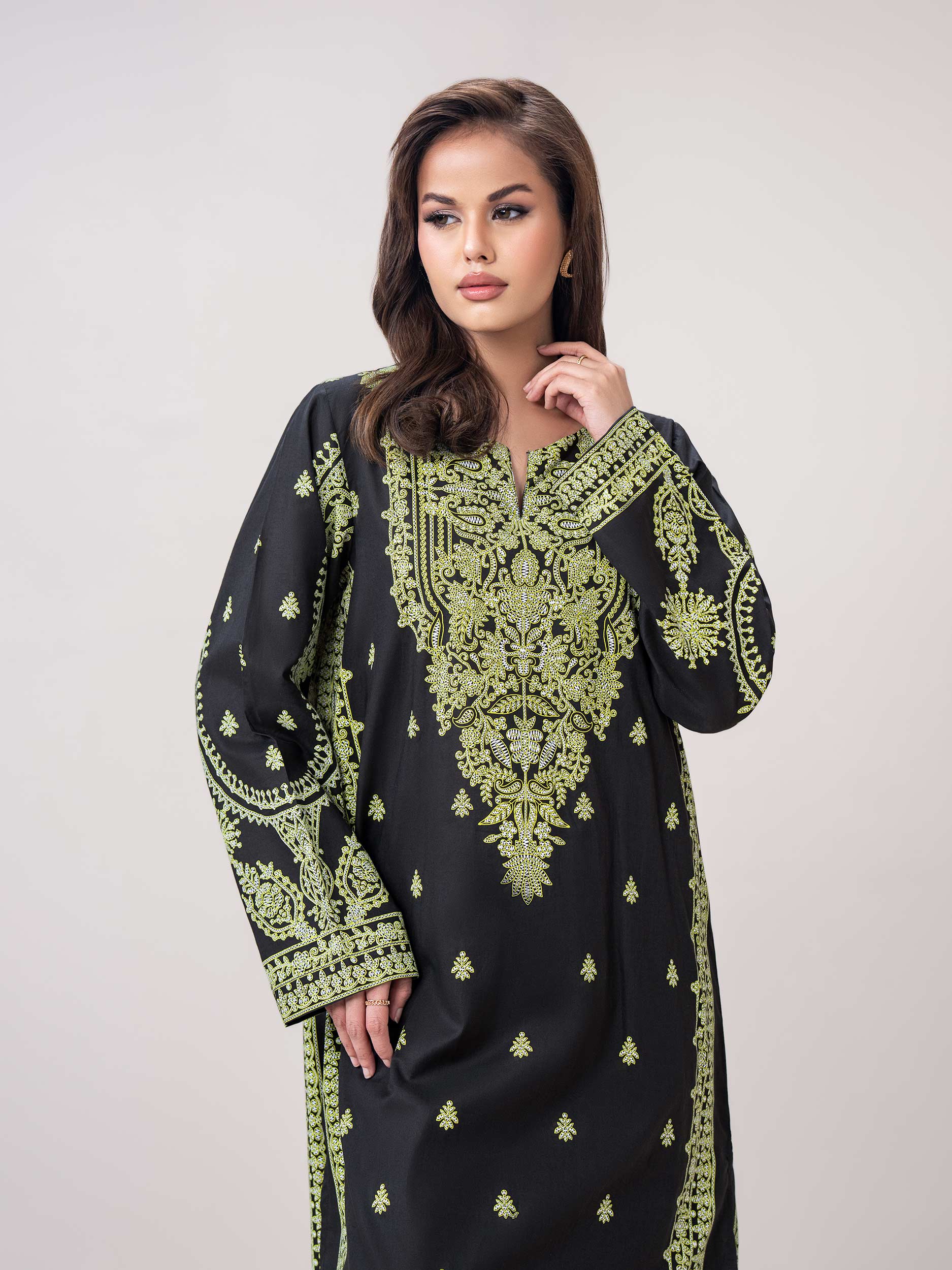 2 Piece Cambric Suit (Pret)