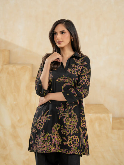 Lawn Co-ord Set-Paste Print (Pret)
