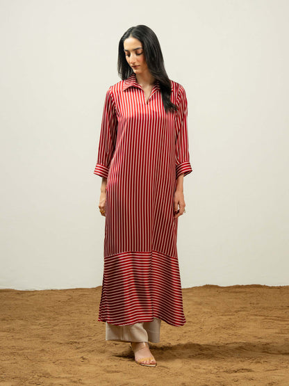 Silk Shirt-Printed (Pret)