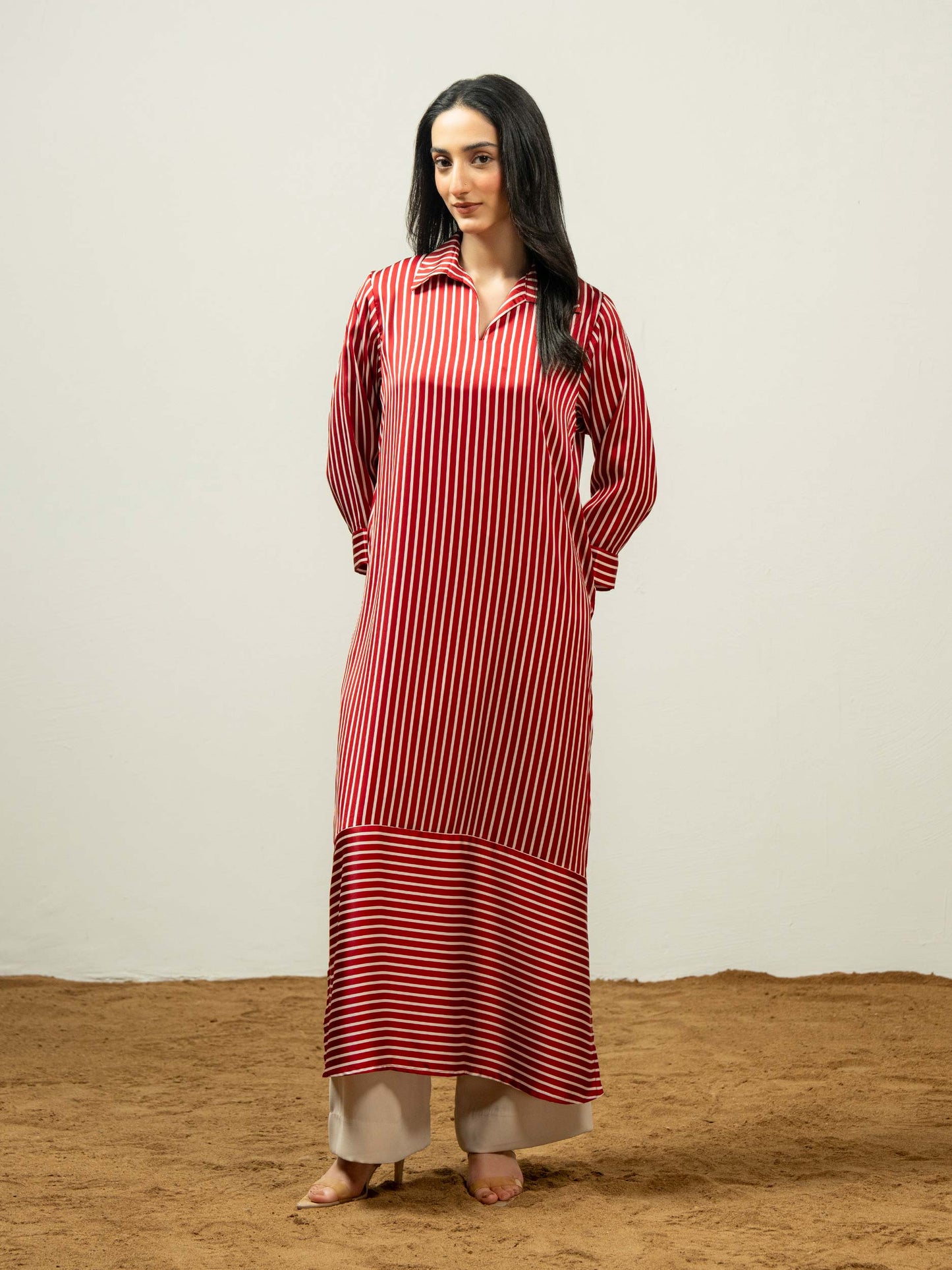 Silk Shirt-Printed (Pret)