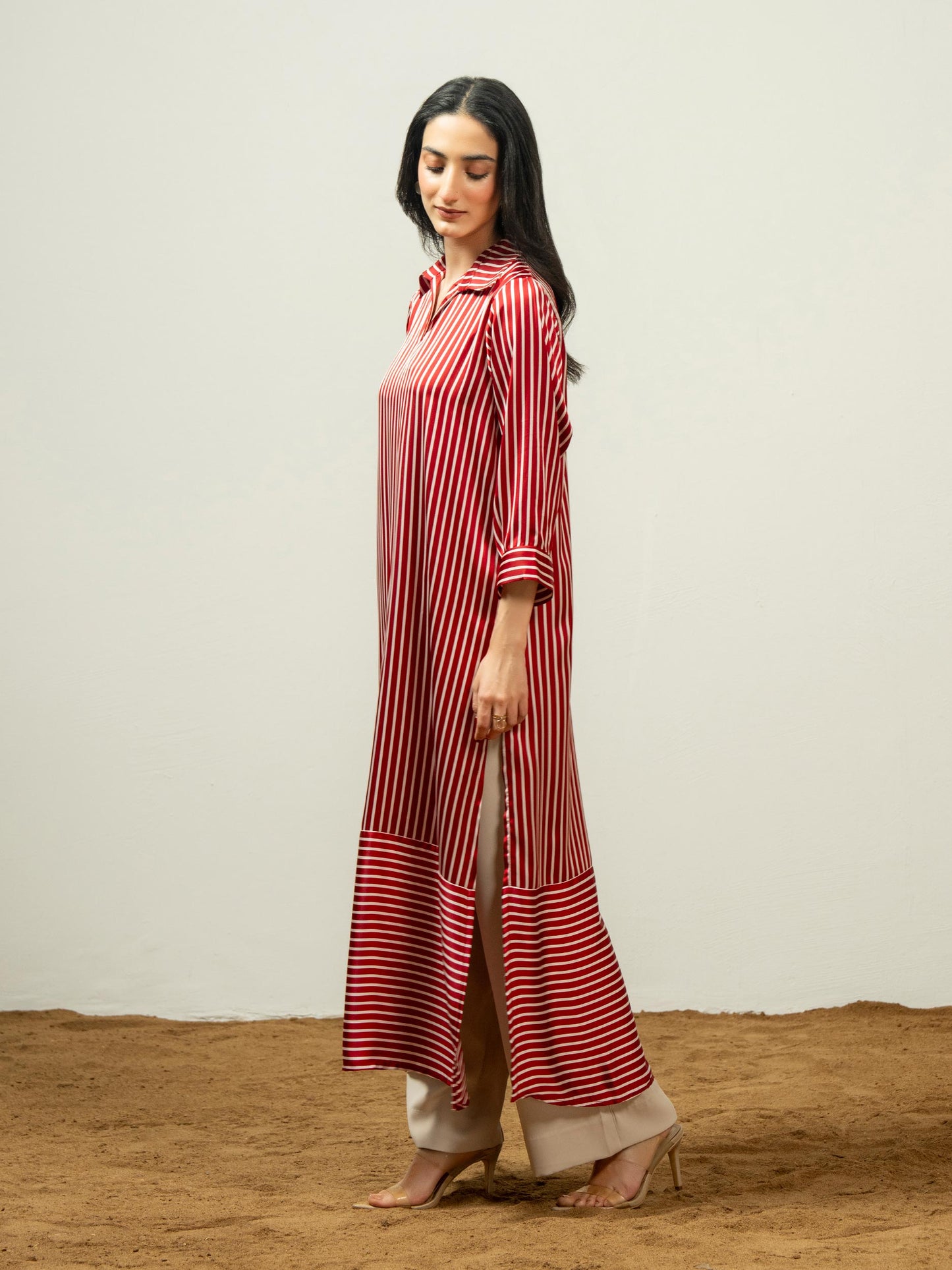 Silk Shirt-Printed (Pret)
