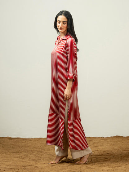 Silk Shirt-Printed (Pret)