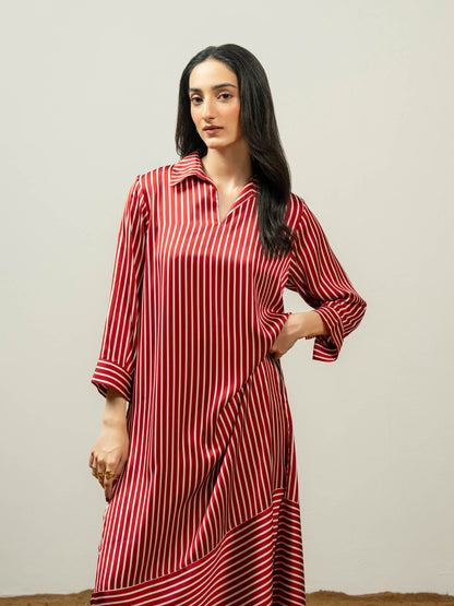 Silk Shirt-Printed (Pret)