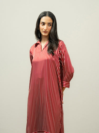 Silk Shirt-Printed (Pret)