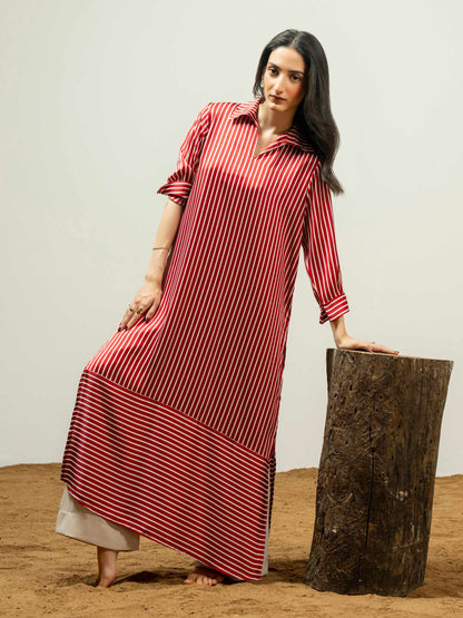 Silk Shirt-Printed (Pret)