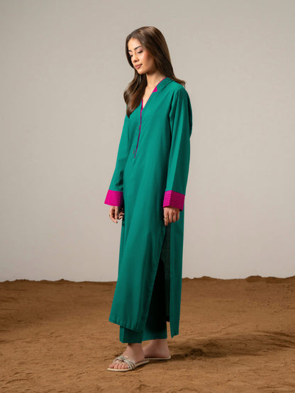 2 Piece Viscose Suit-Dyed (Pret)