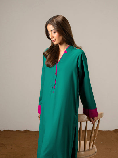 2 Piece Viscose Suit-Dyed (Pret)