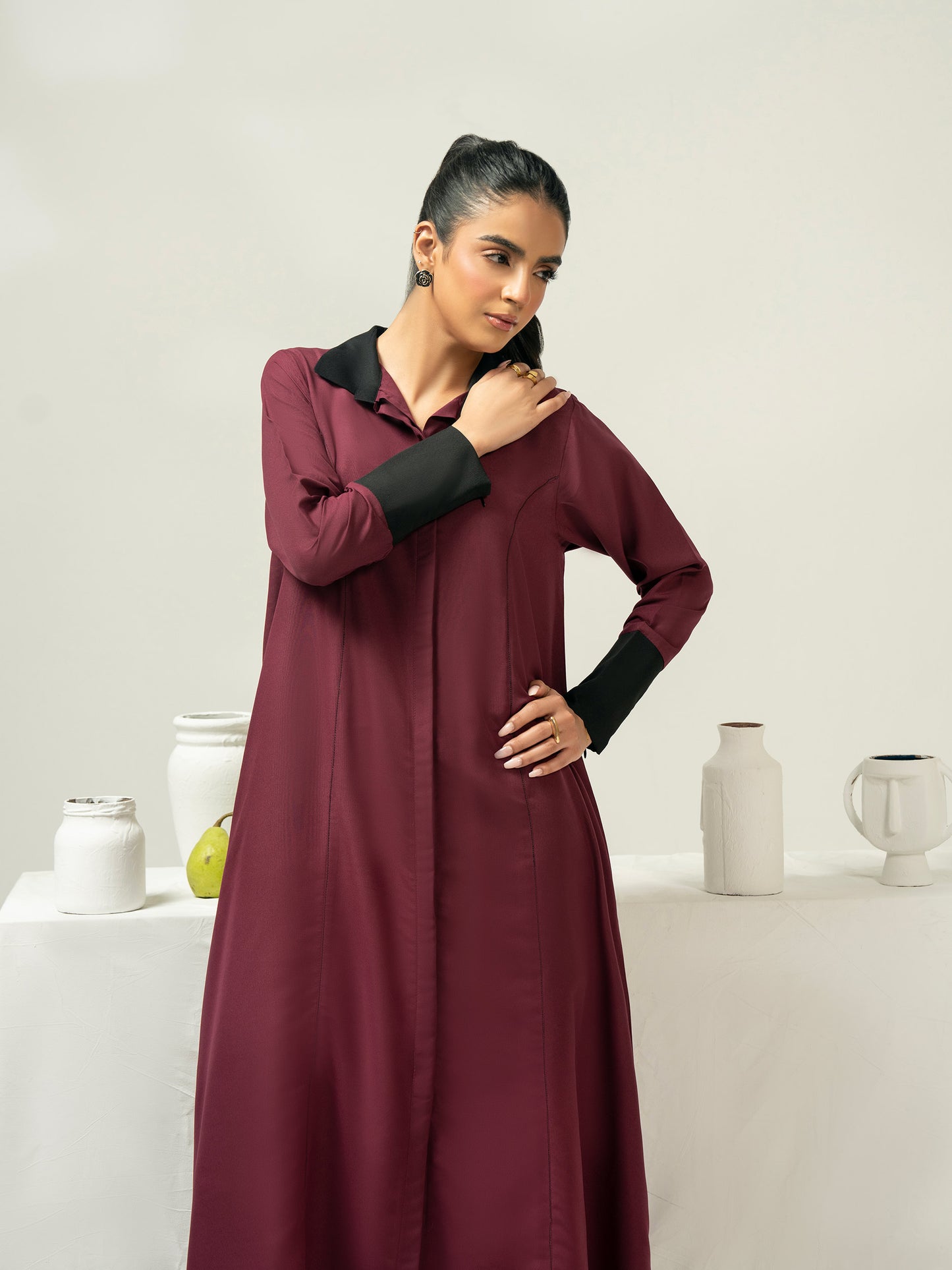 Lawn Dress-Dyed (Pret)