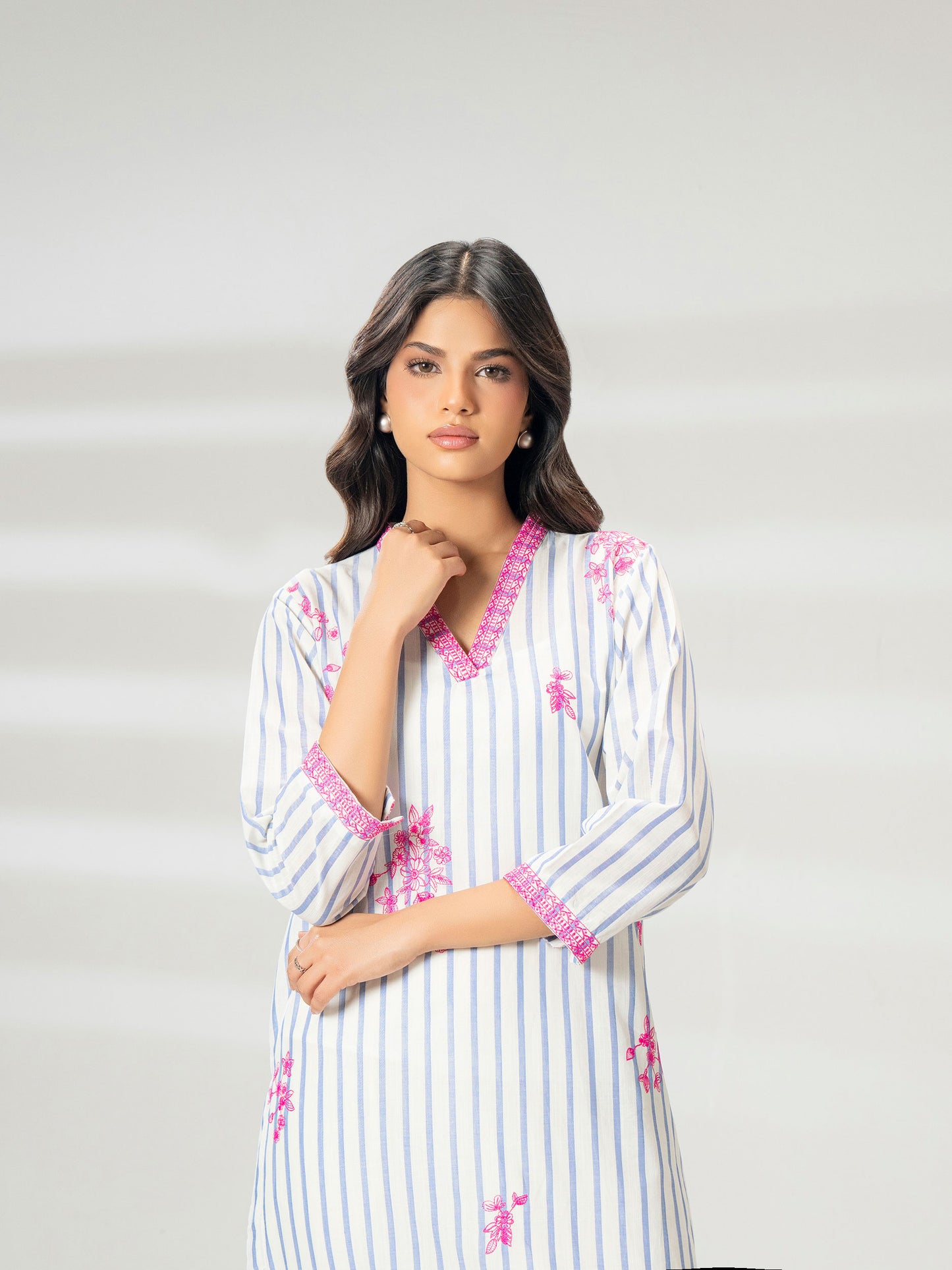 Yarn Dyed Shirt-Embroidered (Pret)