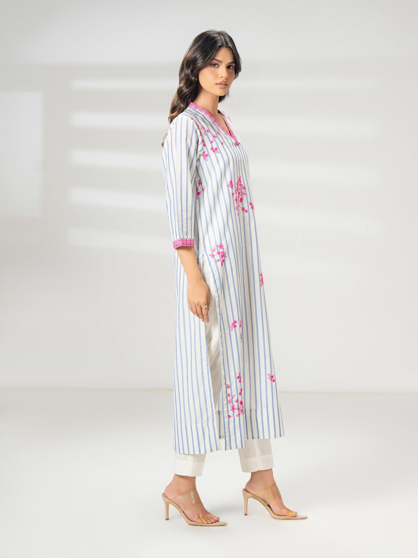 Yarn Dyed Shirt-Embroidered (Pret)