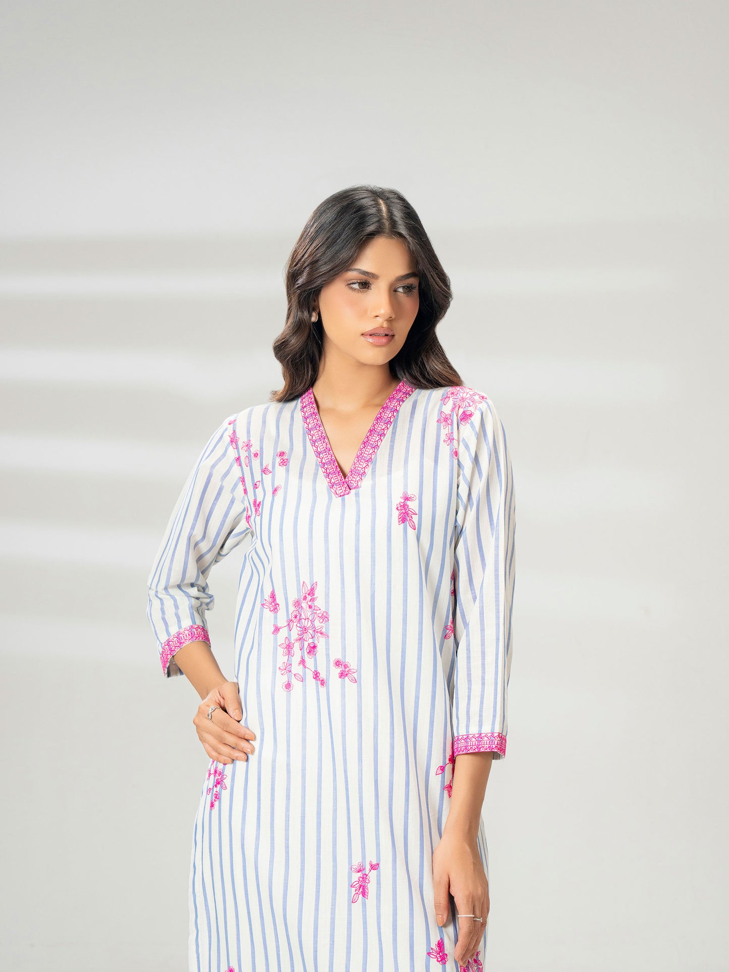 Yarn Dyed Shirt-Embroidered (Pret)