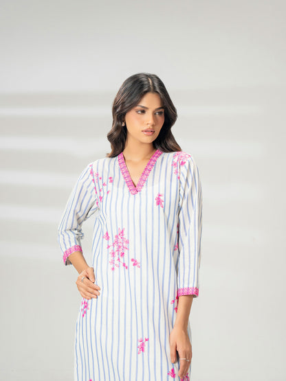 Yarn Dyed Shirt-Embroidered (Pret)