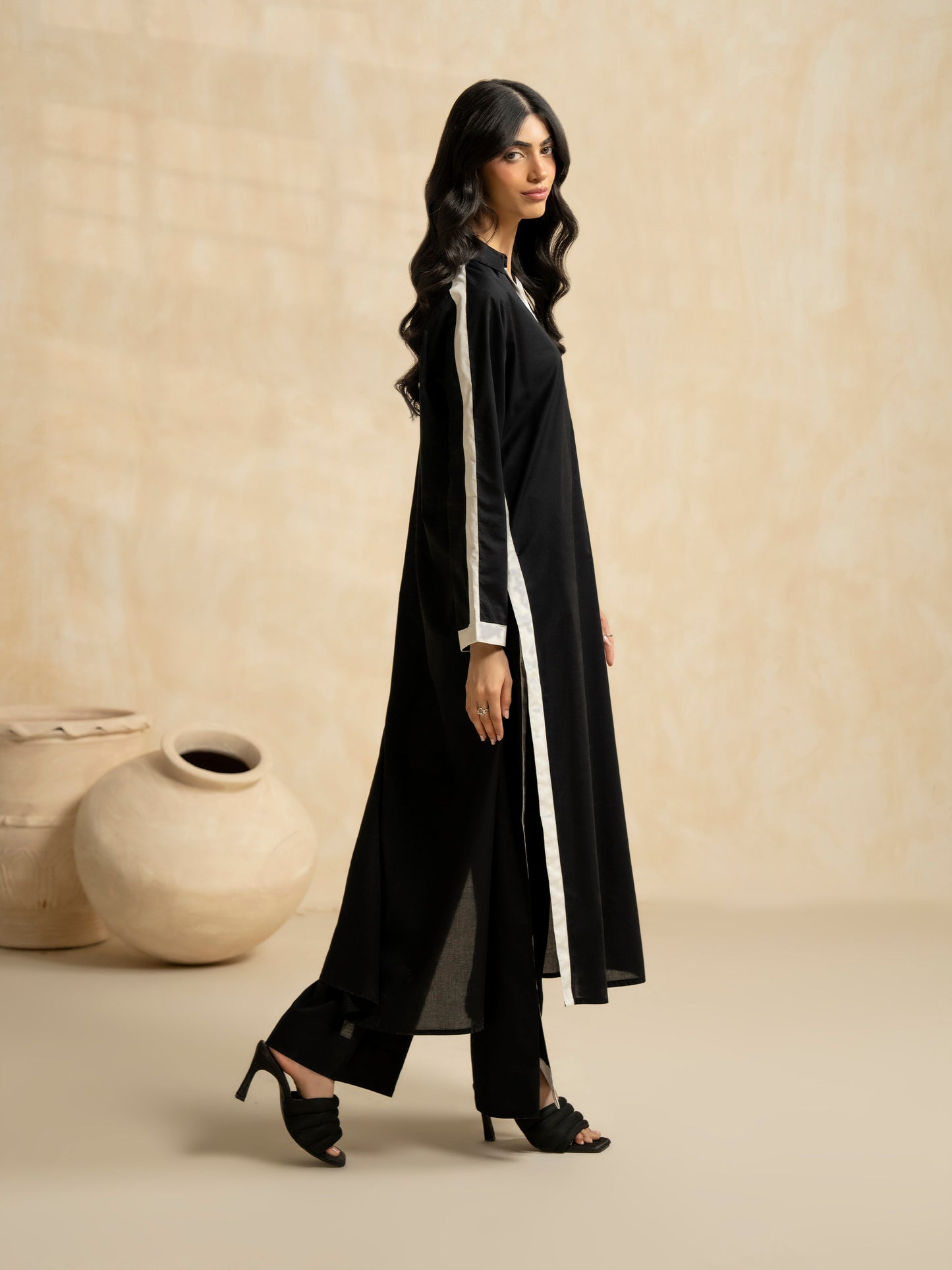 2 Piece Viscose Suit-Dyed (Pret)