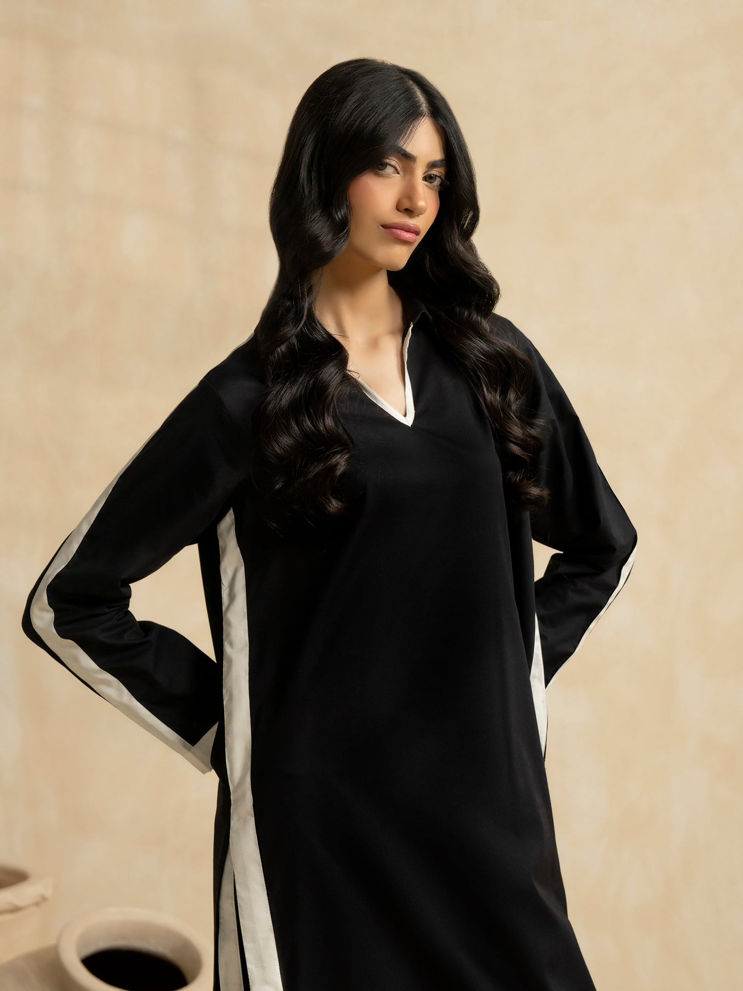 2 Piece Viscose Suit-Dyed (Pret)