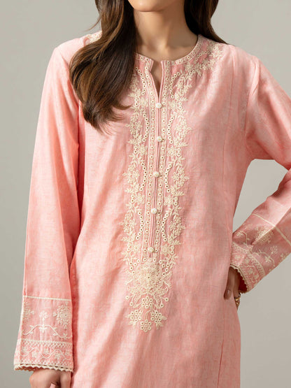 Jacquard Shirt-Embroidered (Pret)
