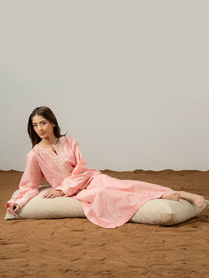 Jacquard Shirt-Embroidered (Pret)