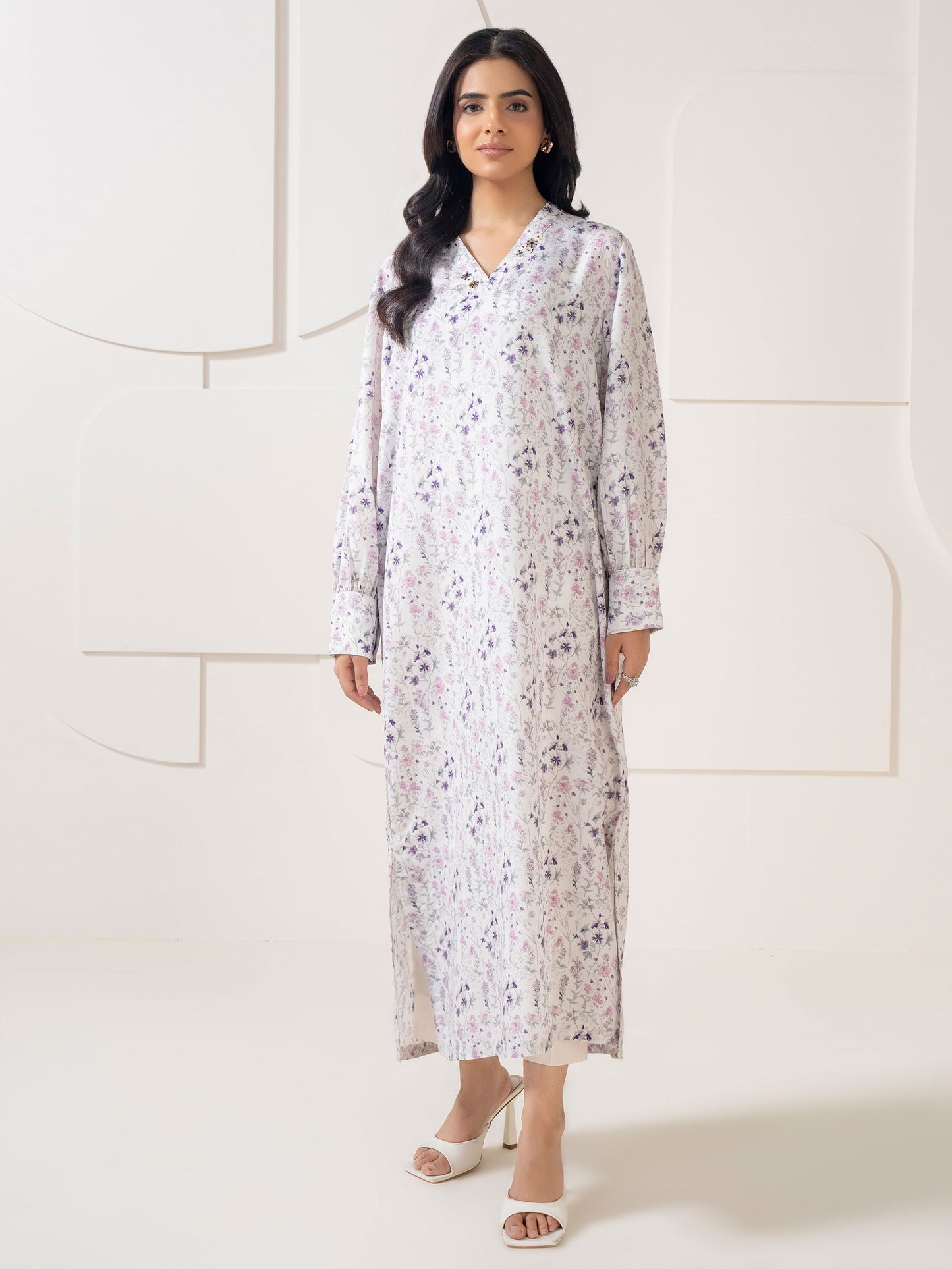 Lawn Shirt-Printed (Pret)