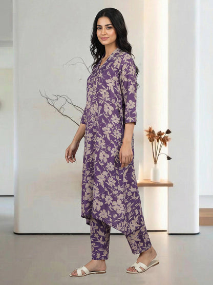 2 Piece Silk Suit- Embroidered (Pret)
