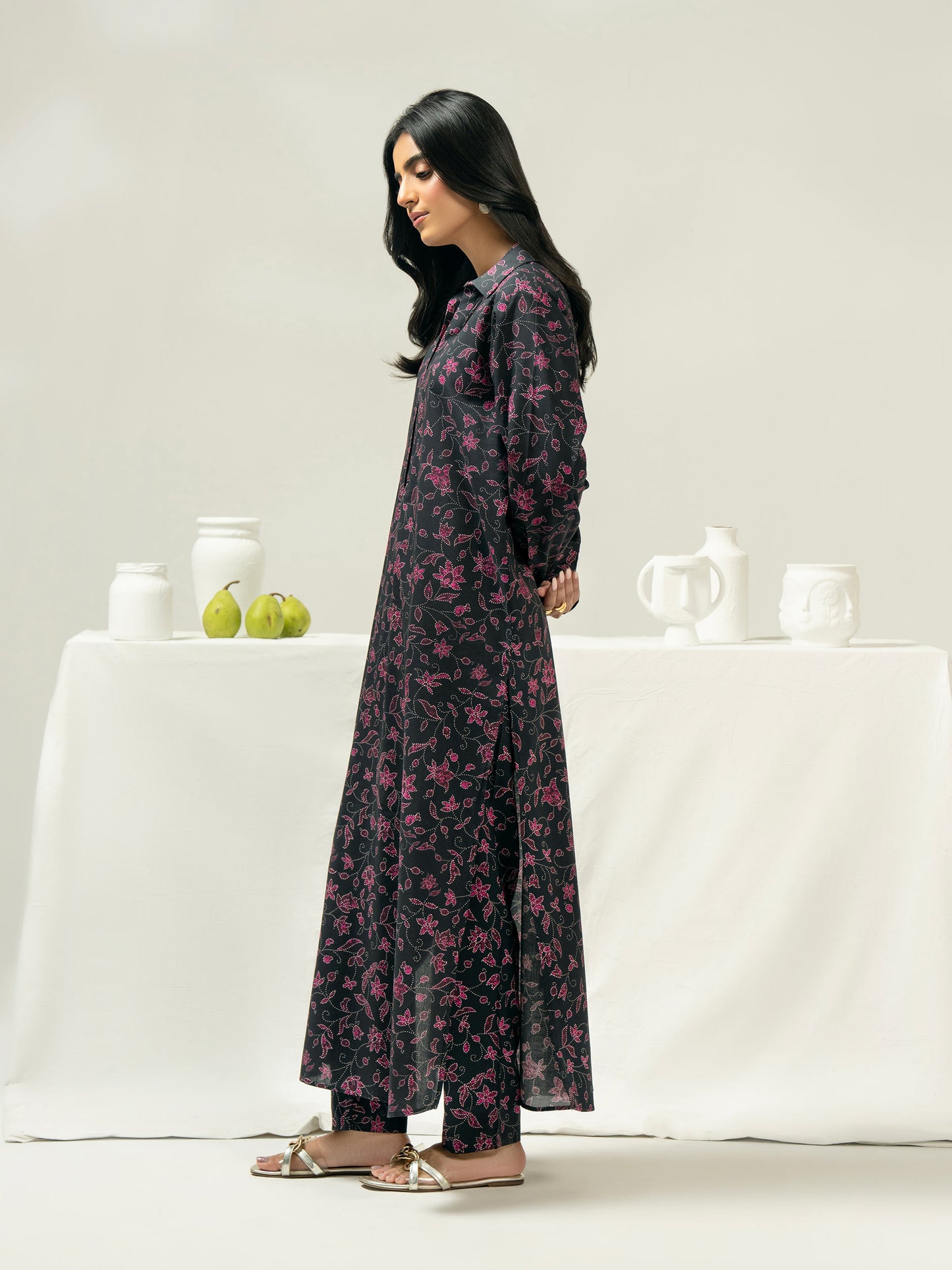 2 Piece Viscose Suit-Printed (Pret)