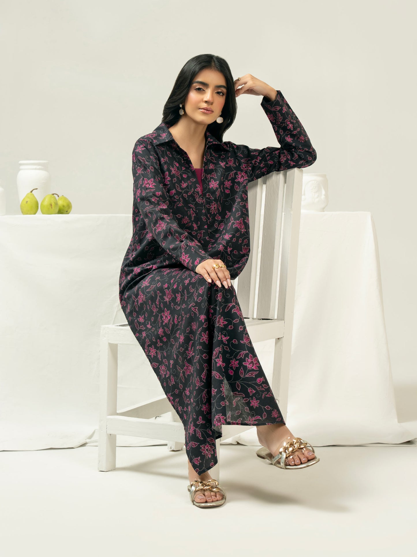 2 Piece Viscose Suit-Printed (Pret)