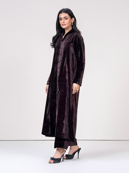 2 Piece Velvet Suit (Pret)