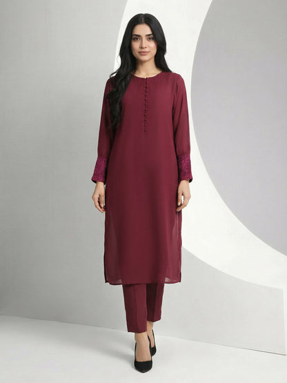 2 Piece Grip Suit- Embroidered (Pret)