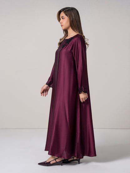 2 Piece Silk Suit- Embroidered (Pret)