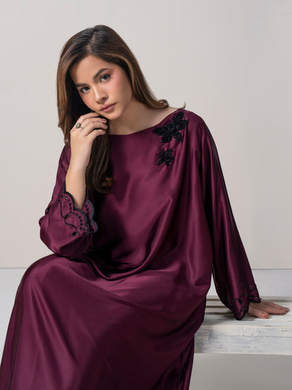 2 Piece Silk Suit- Embroidered (Pret)