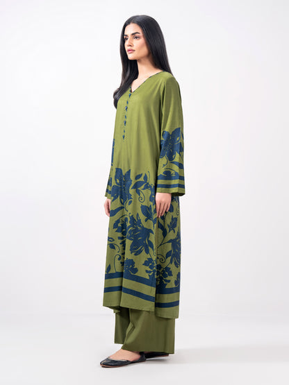 2 Piece Viscose Slub Suit (Pret)