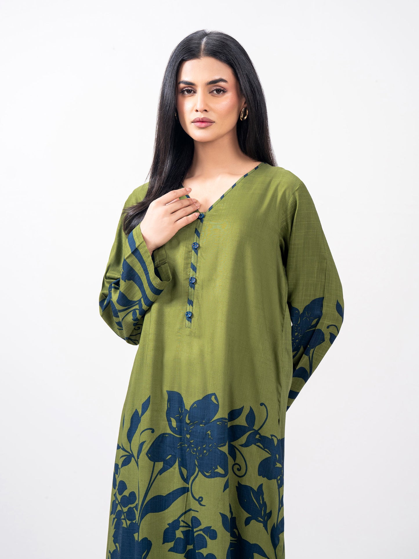 2 Piece Viscose Slub Suit (Pret)