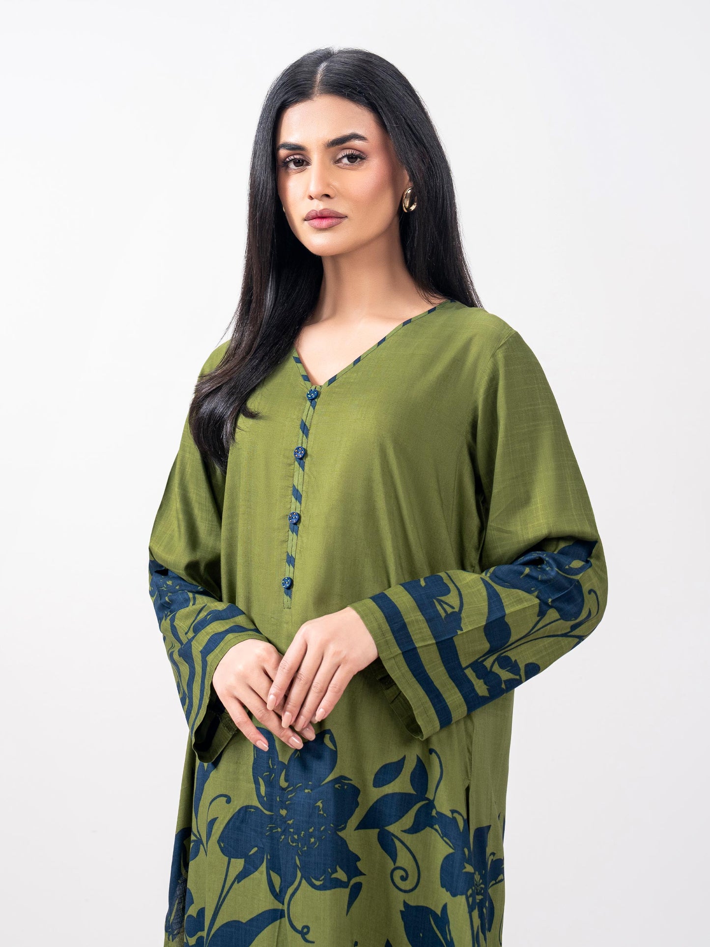 2 Piece Viscose Slub Suit (Pret)