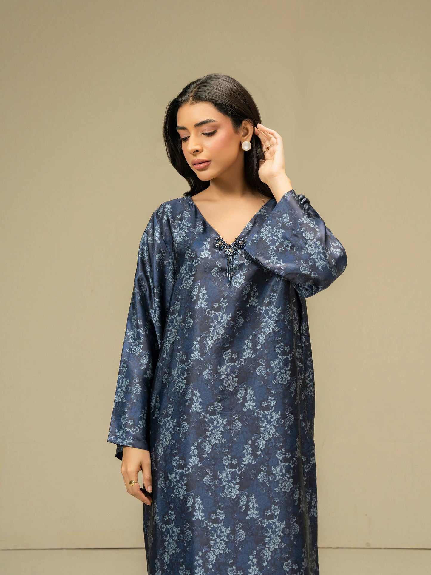 2 Piece Silk Suit-Printed (Pret)