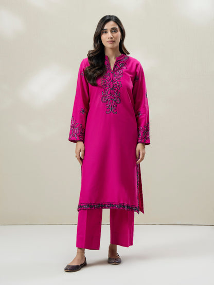 2-Piece Khaddar Suit-Embroidered (Pret)