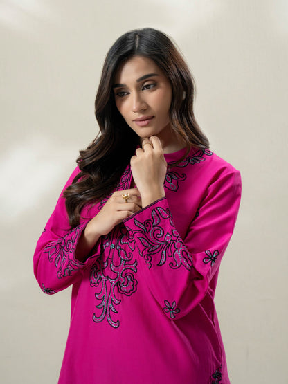 2-Piece Khaddar Suit-Embroidered (Pret)