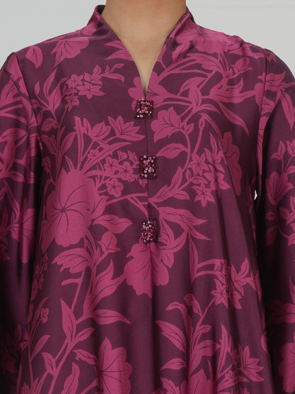 2 Piece Silk Suit- Embroidered (Pret)