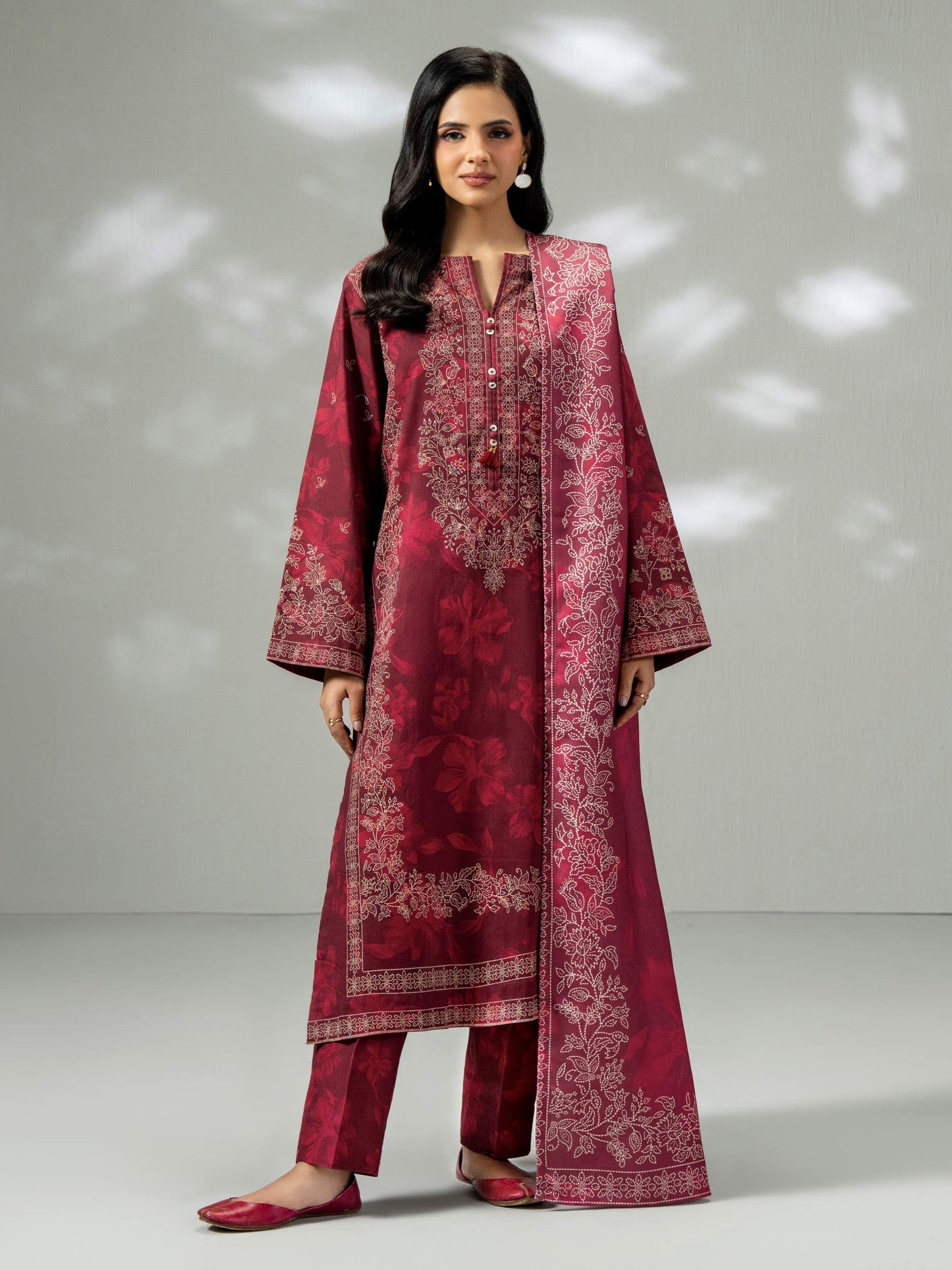 3-Piece Khaddar Suit (Pret)