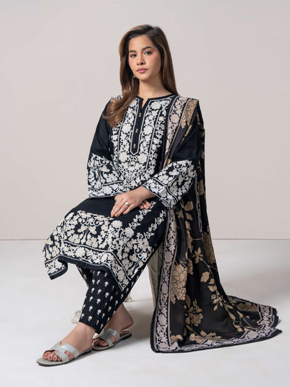 3 Piece Khaddar Suit