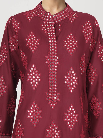 Lawn Shirt-Embroidered (Pret)