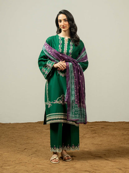 3 Piece Lawn Suit-Embroidered (Pret)