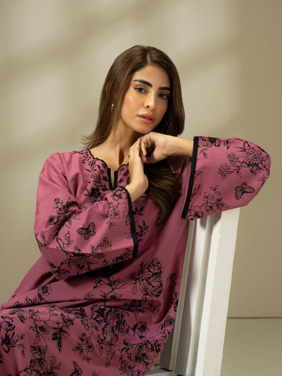 Khaddar Shirt-Printed (Pret)