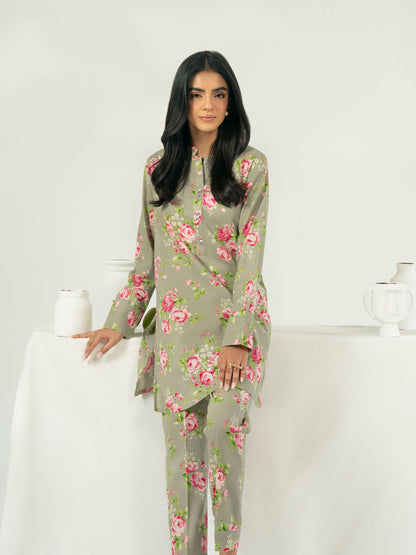 2 Piece Khaddar Suit-Printed (Pret)